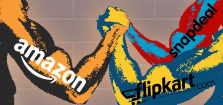 Amazon Vs. Flipkart Vs. Snapdeal